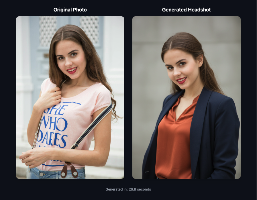 Professional headshot transformation example 7