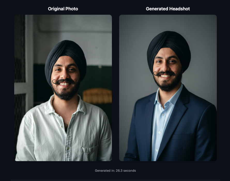 Professional headshot transformation example 8