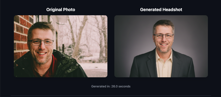 Professional headshot transformation example 11