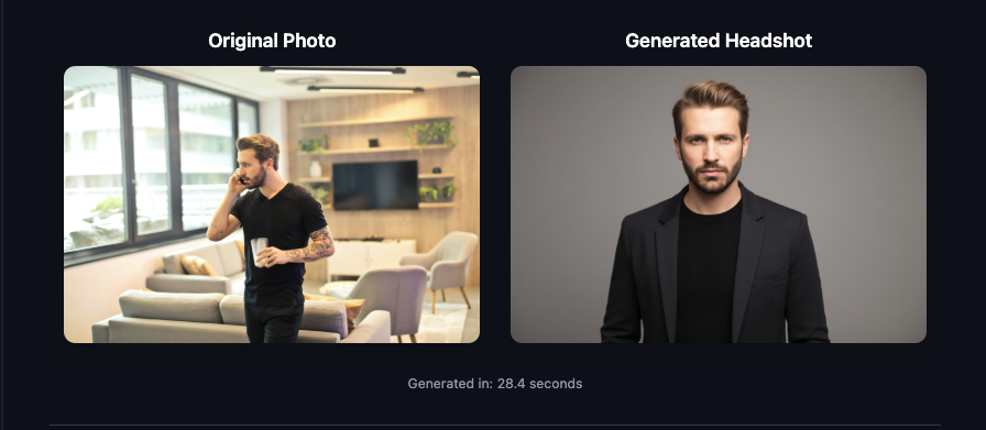 Professional headshot transformation example 13